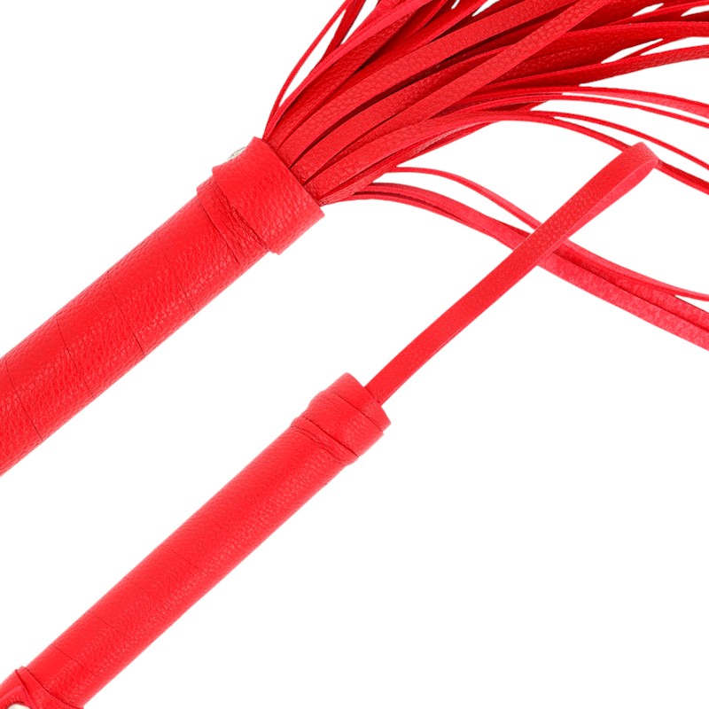 Fouet PVC souple rouge 70 cm – Kink