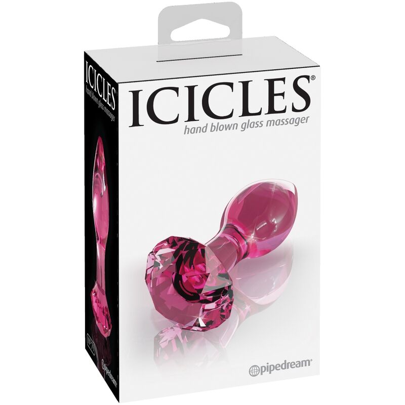Plug anal verre Icicles N.79 artisanal 3 cm – Icicles