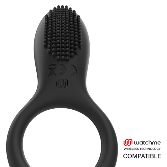 Anneau pénien Tino stimulateur clitoris WatchMe noir – Mr Boss