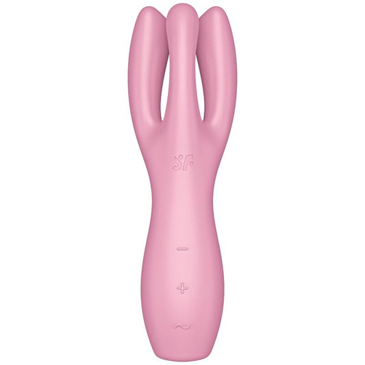 Vibromasseur triple stimulation Threesome 3 rose – Satisfyer