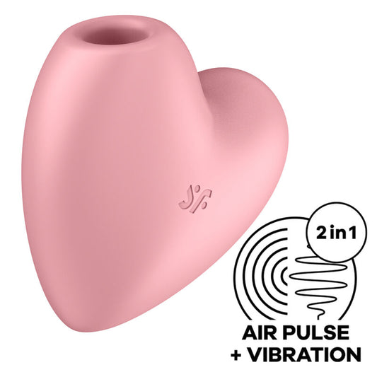 Stimulateur Cutie Heart Air Pulse Rosa - Satisfyer