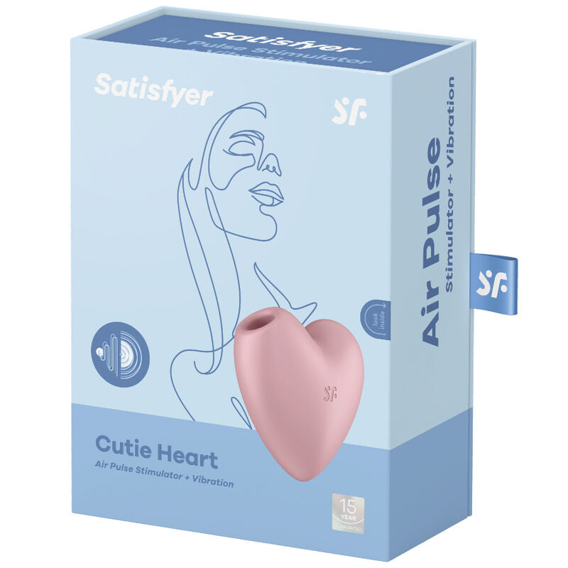 Stimulateur Cutie Heart Air Pulse Rosa - Satisfyer