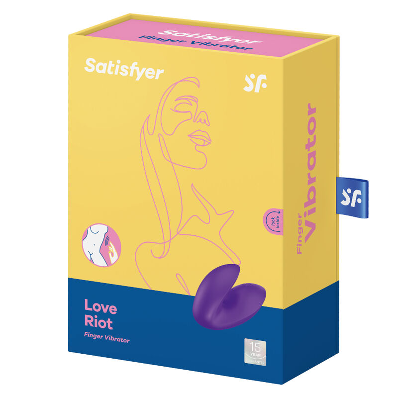 Vibromasseur doigts Love Riot violet – Satisfyer