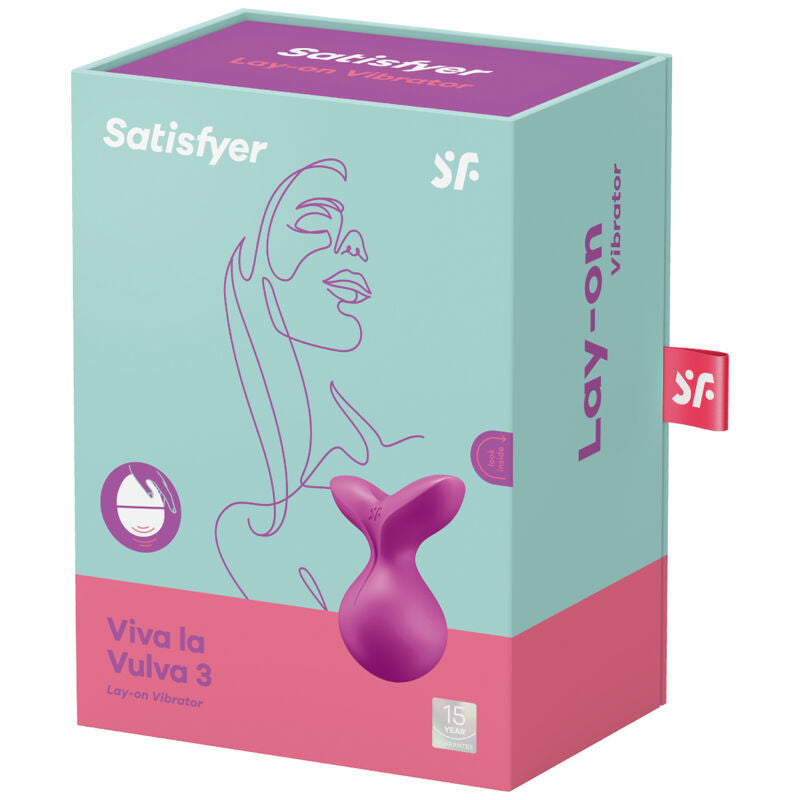 Stimulateur clitoridien flexible Viva La Vulva 3 violet – Satisfyer