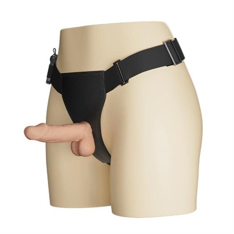 Harnais strap-on ultra passionné 19.4 cm naturel – Baile