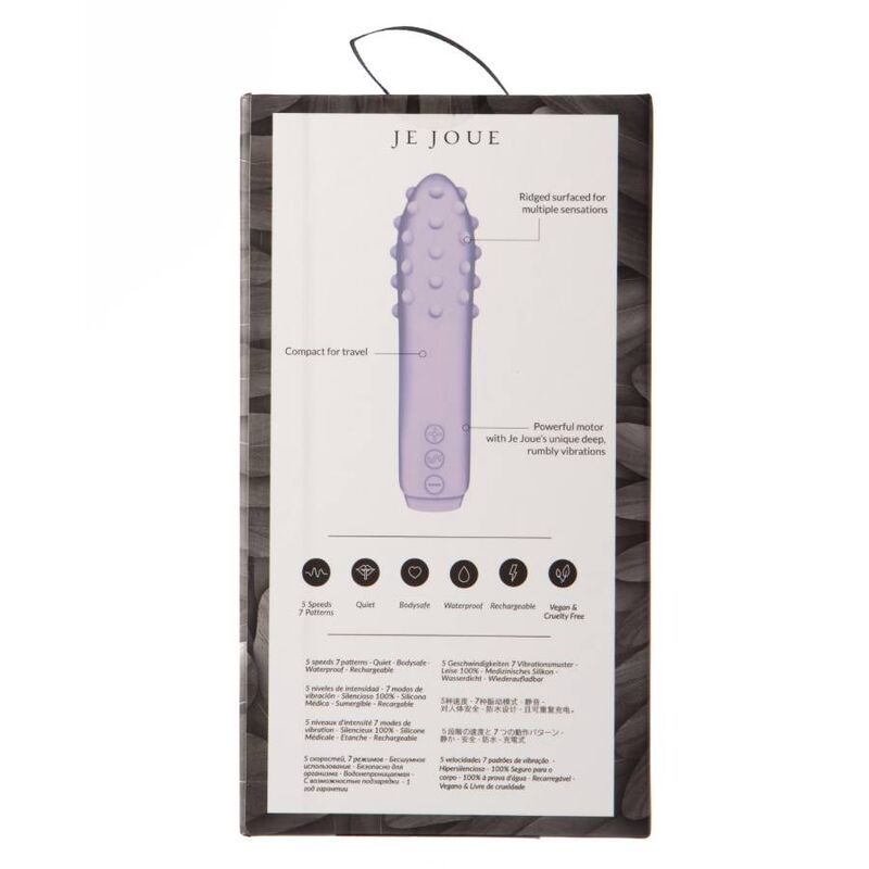Vibromasseur bullet multi-surfaces Duet violet – Je Joue