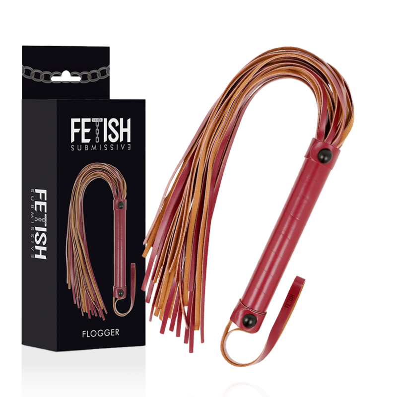 Fouet BDSM cuir vegan souple – Fetish Submissive Dark Room