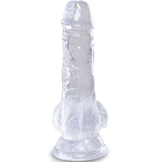Gode réaliste transparent 10,1 cm – King Cock