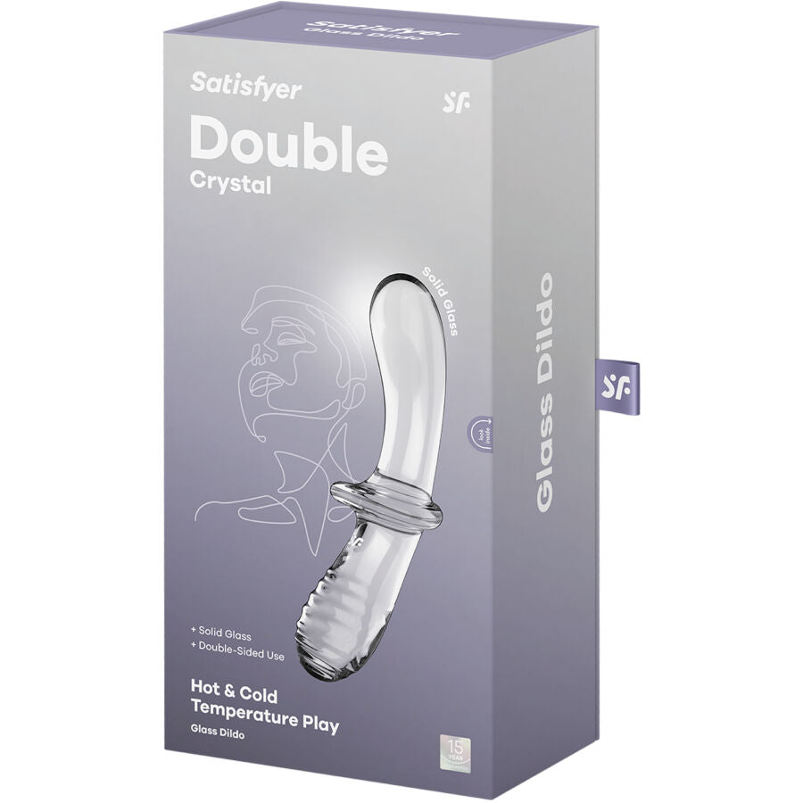 Gode cristal double face Double Crystal transparent – Satisfyer
