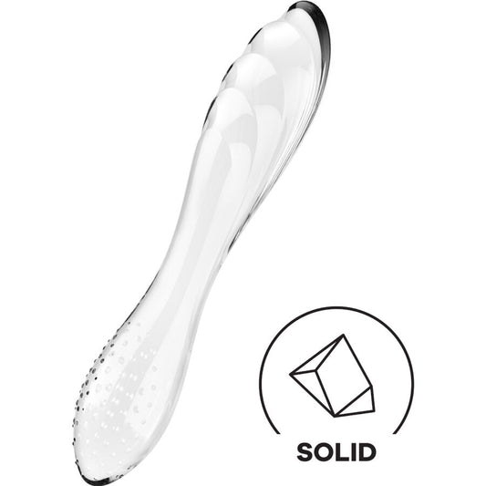 Gode cristal double texture Dazzling Crystal transparent – Satisfyer