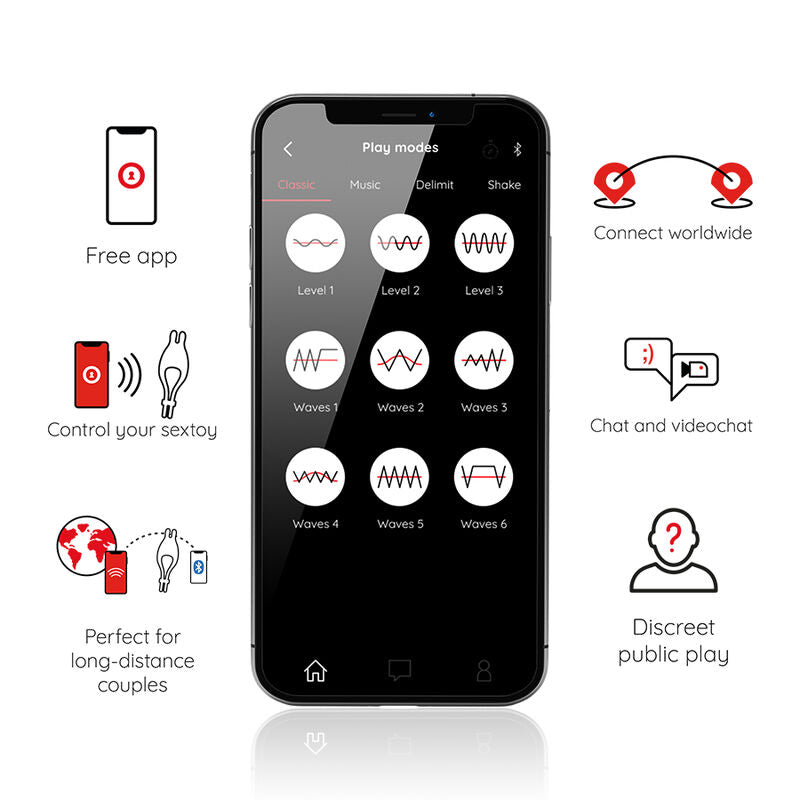 Pampa anneau vibrateur réglable clitoris 10 vitesses app – Oninder