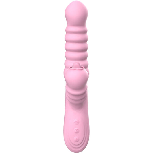 Vibromasseur multifonctions langue chaleur rose fuchsia – Armony