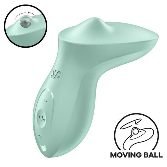 Vibromasseur clitoridien Exciterrr menthe bille roulante – Satisfyer
