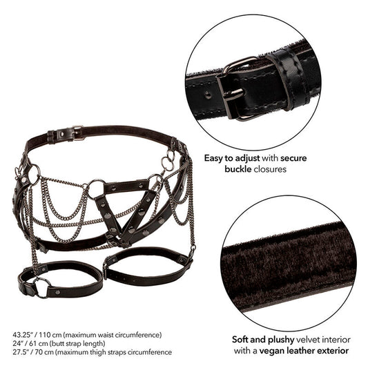Harnais cuisse multic chaînes premium – Calexotics Euphoria
