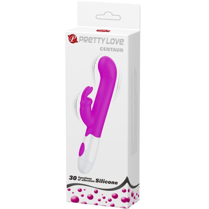 Vibromasseur rabbit Centaure violet 30 modes – Pretty Love