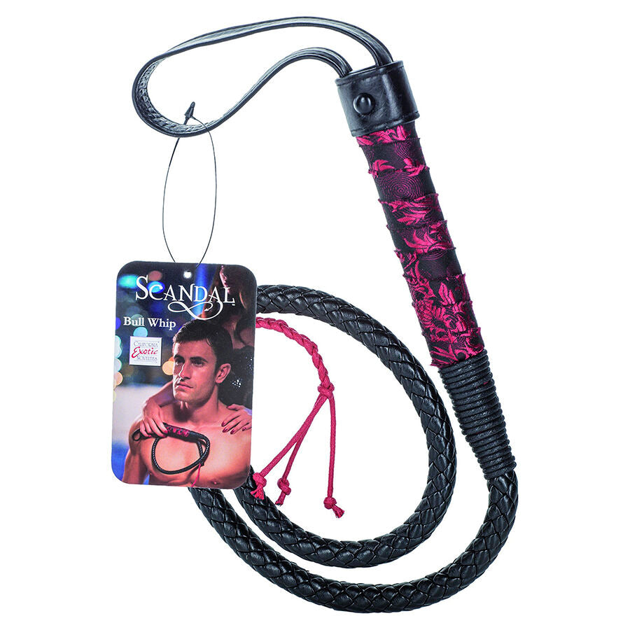 Fouet queue taureau Scandal noir 104 cm – CalExotics