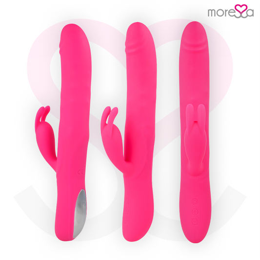 Vibromasseur lapin Warren rolling silicone rechargeable – Moressa