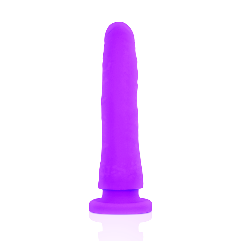 Gode médical lilas en silicone 17 cm – Delta Club