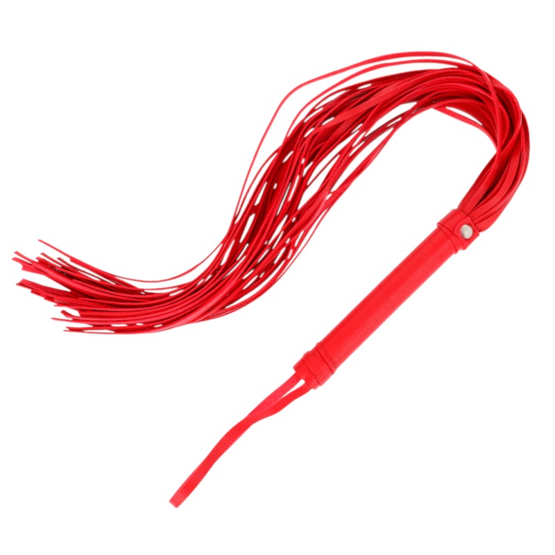 Fouet PVC souple rouge 70 cm – Kink