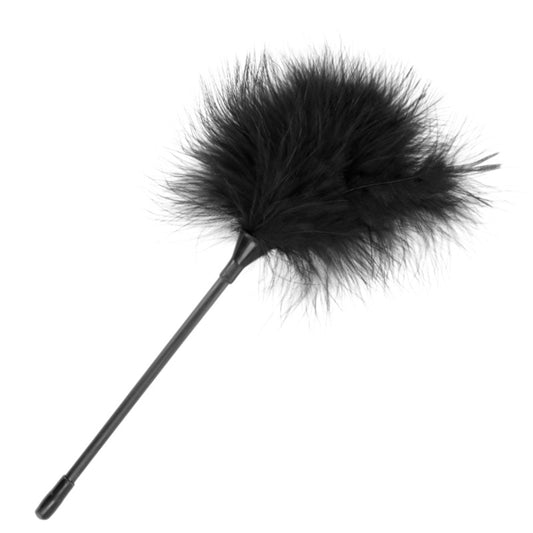 Plumeau tickle noir 27 cm – Kink