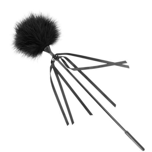 Plumeaux chachouillés nœud 35 cm – Kink