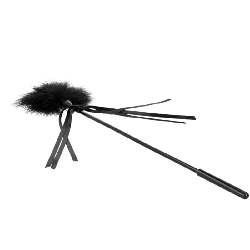 Plumeaux chachouillés nœud 35 cm – Kink