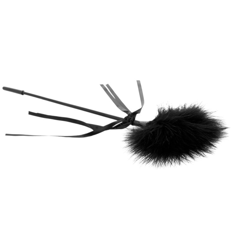 Plumeaux chachouillés nœud 35 cm – Kink
