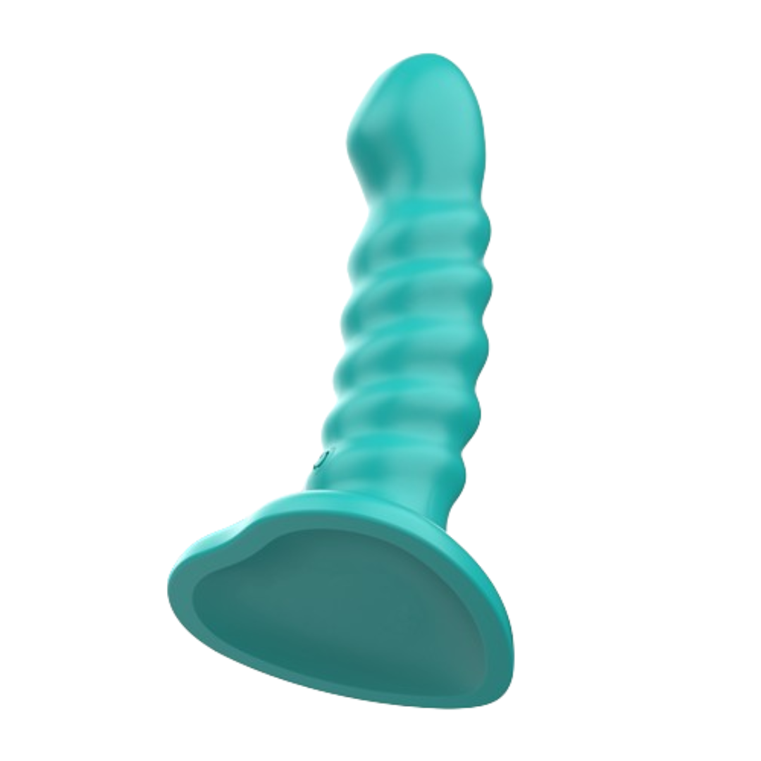 Vibromasseur spirale Buffy bleu télécommandé – Intense