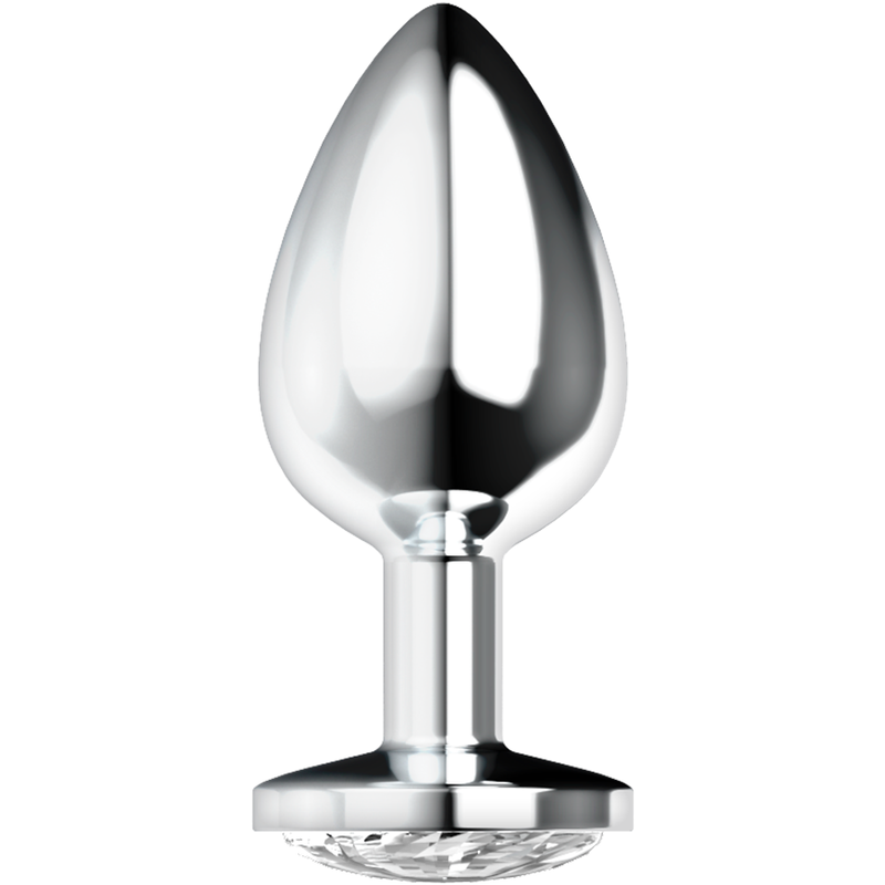 Plug anal cristal L en aluminium Ohmama – 9 cm