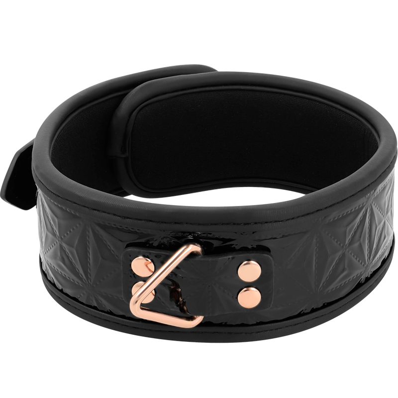 Collier BDSM premium en cuir vegan Black Edition – Begme