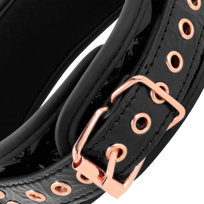 Collier BDSM premium en cuir vegan Black Edition – Begme