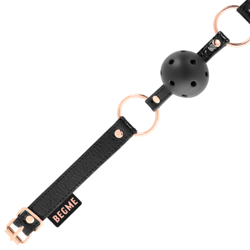 Ball Gag cuir vegan Black Edition – Begme