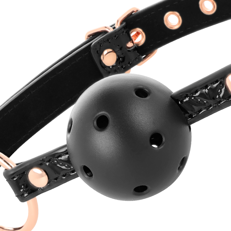 Ball Gag cuir vegan Black Edition – Begme