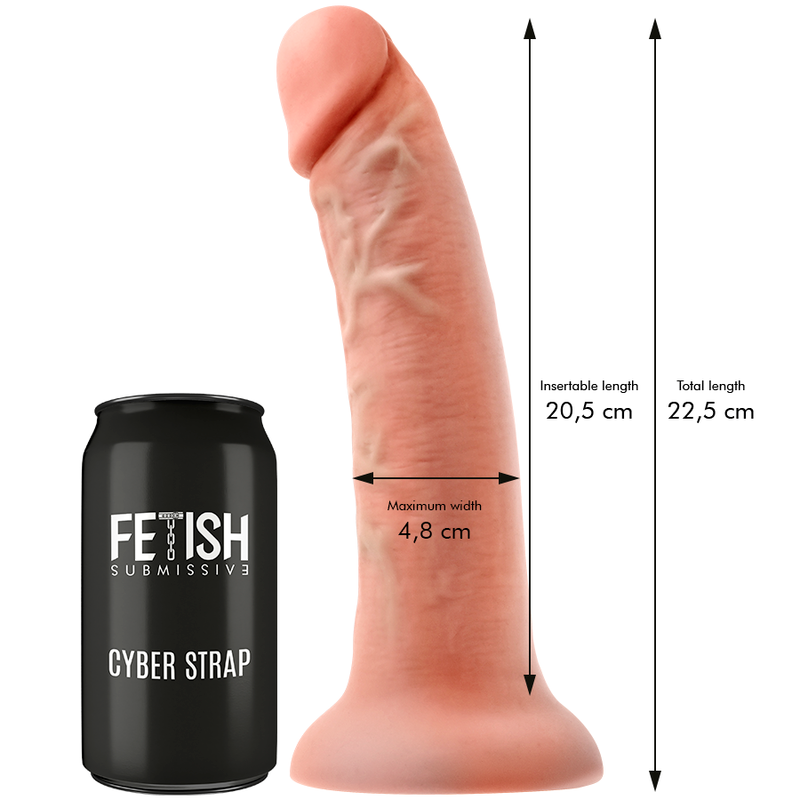 Harnais cyberstrap avec gode réaliste et montre connectée – Fetish Submissive L