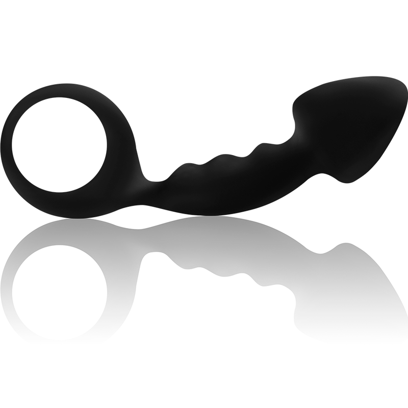 Plug anal nervuré avec anneau – Ohmama