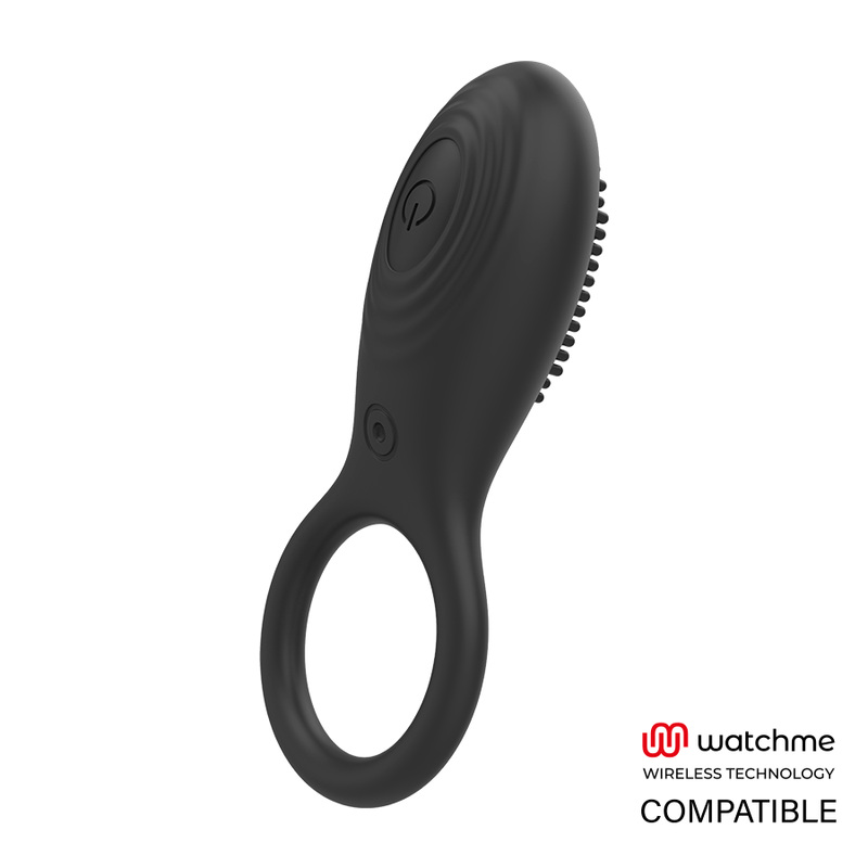 Anneau pénien Tino stimulateur clitoris WatchMe noir – Mr Boss