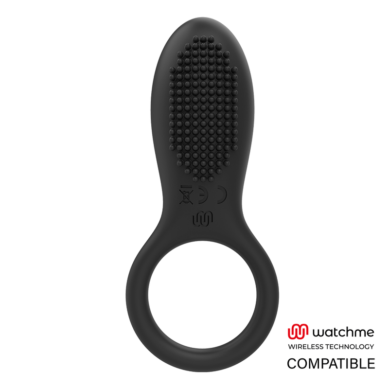 Anneau pénien Tino stimulateur clitoris WatchMe noir – Mr Boss
