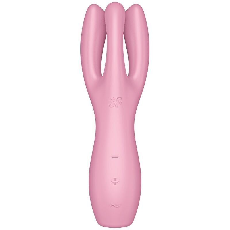Vibromasseur triple stimulation Threesome 3 rose – Satisfyer