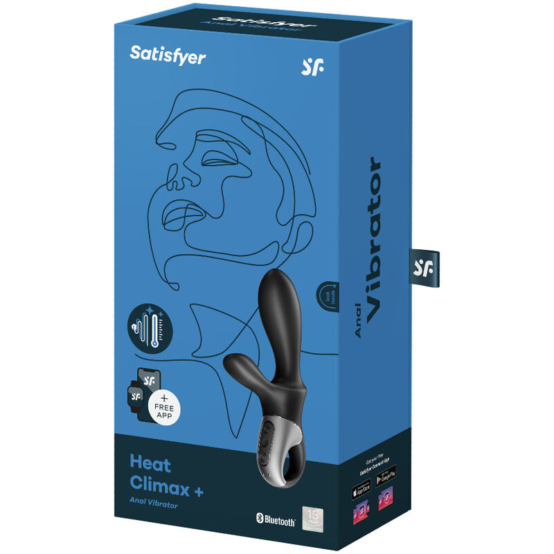 Vibromasseur anal Heat Climax+ noir – Satisfyer