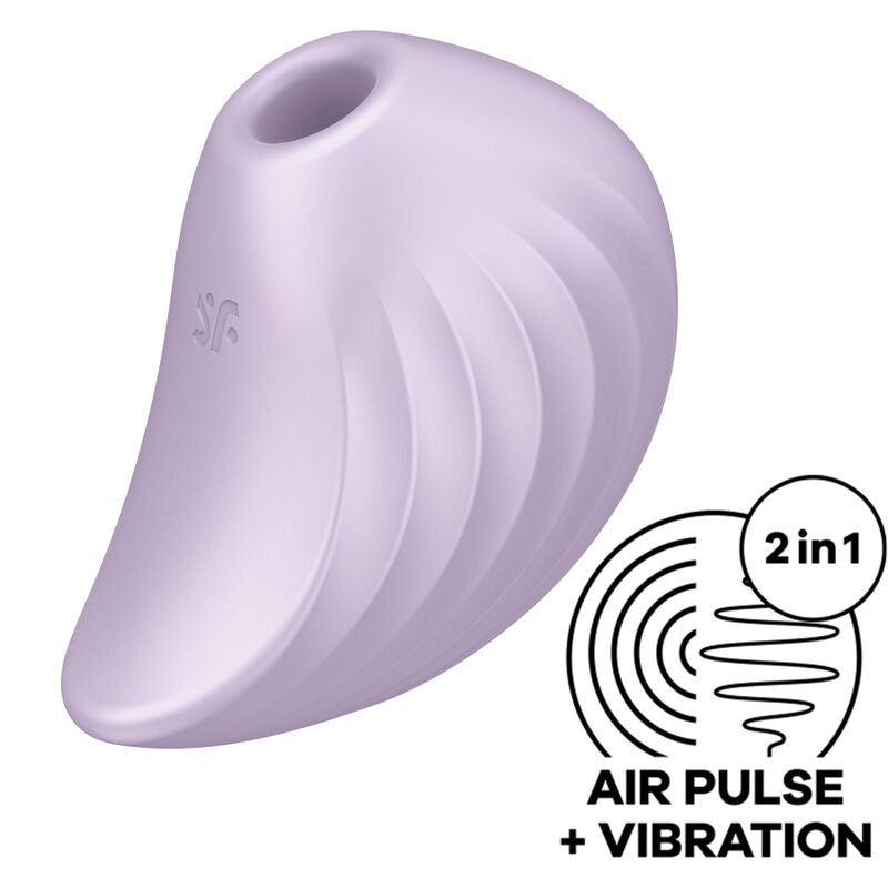 Vibromasseur clitoridien Air Pulse Pearl Diver violet – Satisfyer