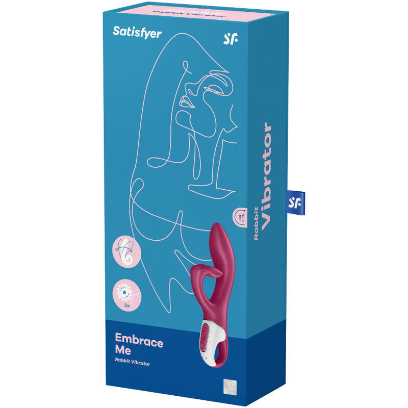 Vibromasseur rabbit inversé Embrace Me – Satisfyer
