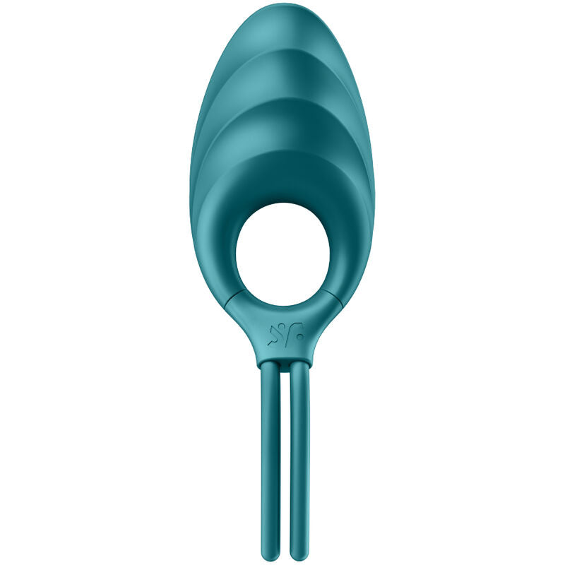 Cockring vibrant réglable Swordsman vert – Satisfyer