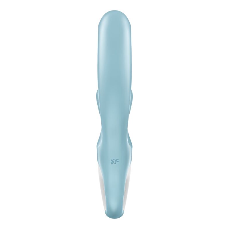 Vibromasseur rabbit inversé Love Me bleu – Satisfyer