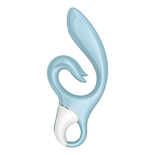 Vibromasseur rabbit inversé Love Me bleu – Satisfyer