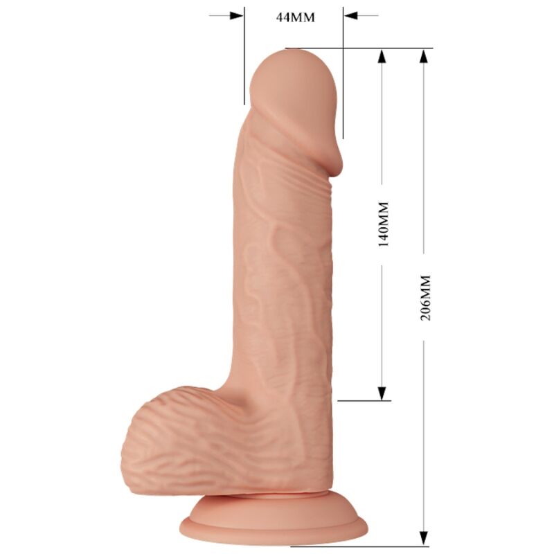 Gode vibrant réaliste 20,6 cm suceur Baile – Belle Rencontre Catablepas