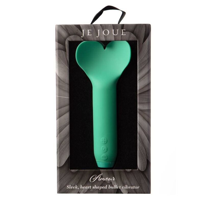 Vibromasseur bullet cœur Amour vert émeraude – Je Joue