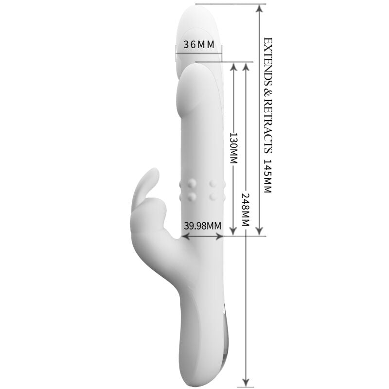 Vibromasseur Reese rabbit rotation cristal – Pretty Love