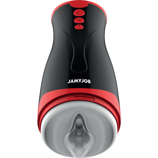 Masturbateur Jango compression+vibration Jamyjob – silicone rechargeable