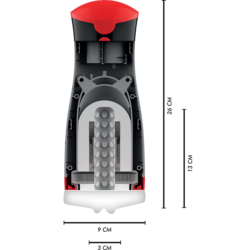 Masturbateur Jango compression+vibration Jamyjob – silicone rechargeable
