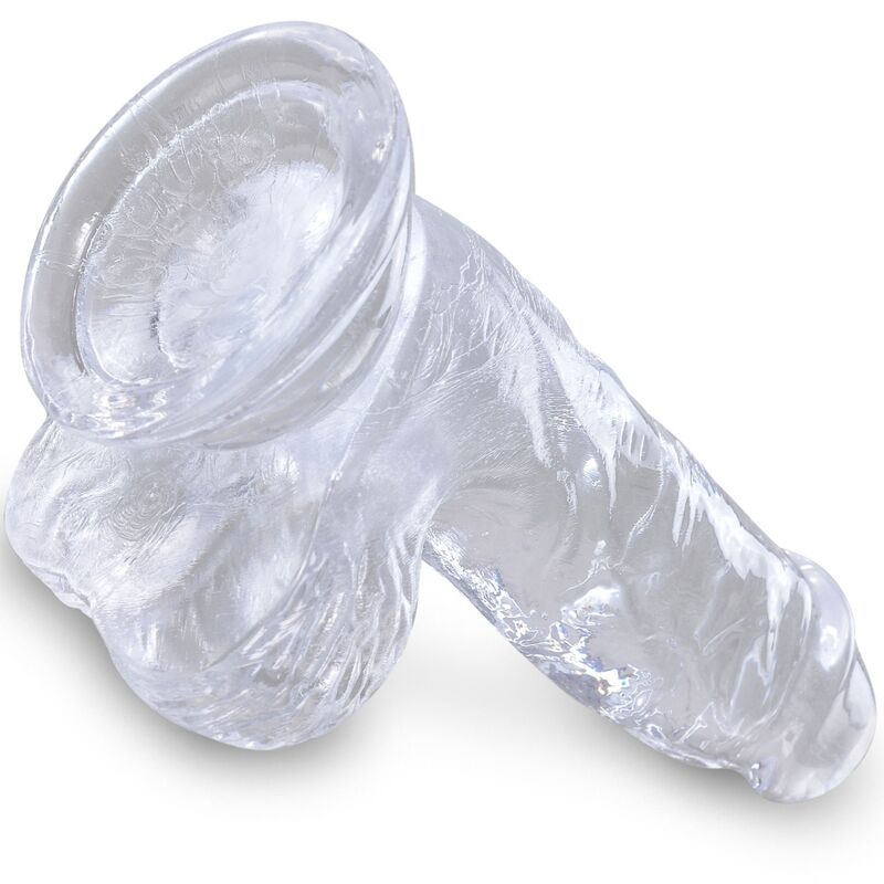 Gode réaliste transparent 10,1 cm – King Cock
